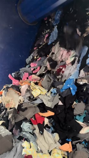 UPPAREL on Instagram: "This is what happens when textiles reach the end of their wearable life they don’t get buried, shipped offshore, or forgotten. They’re shredded back to fibre, processed onshore, and given a second future. Every piece you see here was once clothing, linen, uniforms, or soft furnishings that would otherwise end up in landfill. Instead, it becomes the raw material for what comes next. This is circularity in action. And this is how the future of fashion is built#upparel #circu