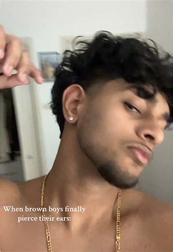 Ear Piercing Trends Among Brown Boys