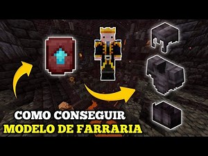 COMO conseguir o MODELO DE FERRARIA para fazer os itens de NETHERITE