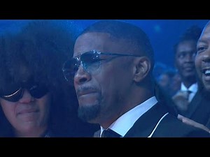 Jamie Foxx CRIES While Being Honored by Stevie Wonder, Jennifer Hudson and More at BET Awards