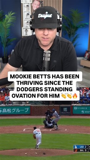 Dodgers Nation on Instagram: "Since Dodger Stadium welcomed him with standing ovation last month, Mookie Betts has been THRIVING 🔥 A red hot Mookie in the postseason would be huge @dmac_la #losangeles #dodgers #mlb #trendingreels"