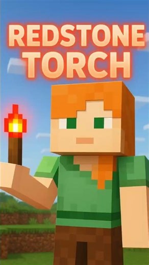 Secret Power Source! Redstone Torch 🔦#minecraft #minecrafthindi #shorts #gaming