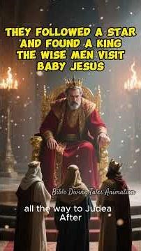 They Followed a Star and Found a King | The Wise Men Visit Baby Jesus #christianshorts #biblestory