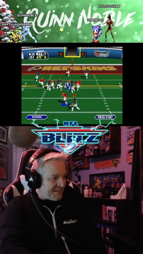 Quinn Noble on Instagram: "Showing some love to the Redskins! 🐖 #httr NFL Blitz (Nintendo 64, 1997) #nflblitz #n64 midwaygames"