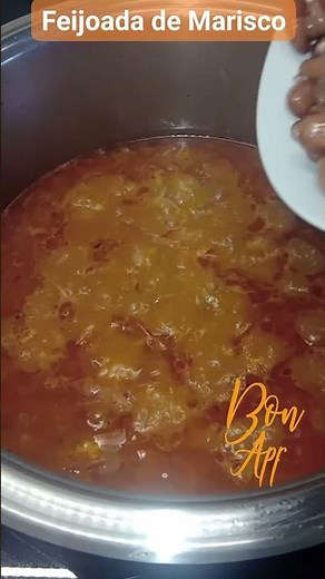 🍲Como fazer Feijoada de Marisco👇 #cooking #seafood #tutorial