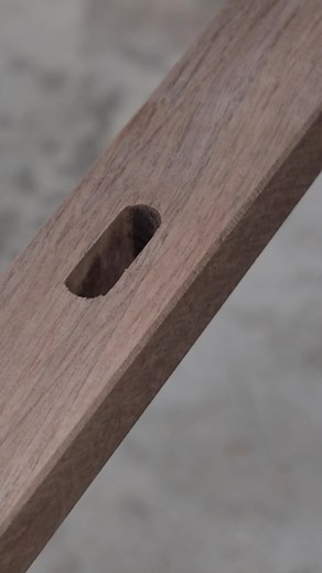 Wedging a thru-tenon on a dresser build, from a few years ago. Joint made by the Pantorouter. #woodworking #reels #woodshop #custombuilt #furniture #joinery | Boundary Fog Furniture