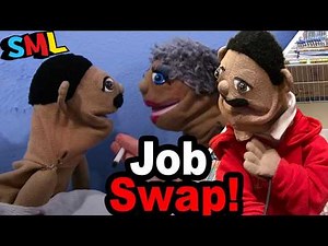SML Movie: Job Swap Reaction (Puppet Reaction)