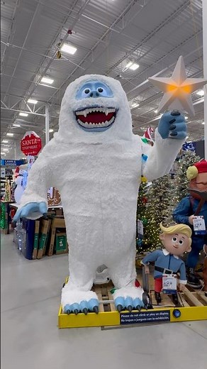 Abominable Snowman Animatronic Lowe’s Orlando Florida #christmas #snowman #animatronics #snow