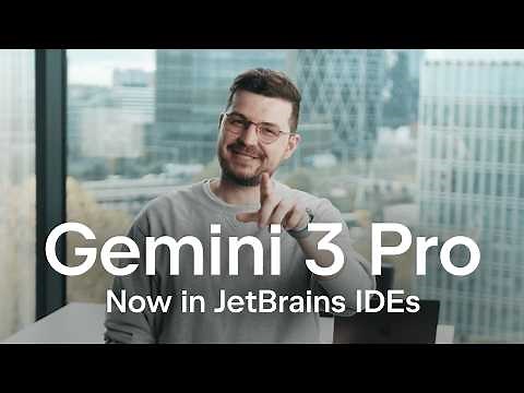 Gemini 3 Pro is now live in JetBrains IDEs