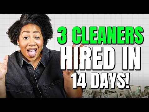 How We Hired Her First 3 Cleaners in Just 2 Weeks - Cleaning Business Secrets