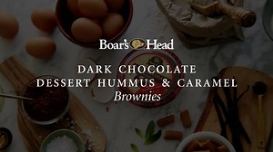 84K views · 301 reactions | Treat your loved one to chocolatey baked goodness with our Dark Chocolate Hummus Skillet Brownies. When rich, decadent chocolate meets drizzled caramel and ice cream, every spoonful will be *chef’s kiss.* https://bit.ly/3stPunQ | Boar's Head | Facebook