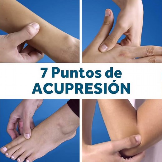 7 Puntos esenciales de acupresión para probar en casa