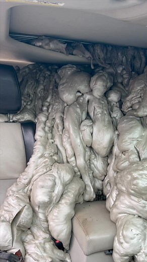 CAR vs EXPANDING FOAM (TIMELAPSE) #Viral #SatisfyingVideo #CarExperiment #OddlySatisfying #Timelapse