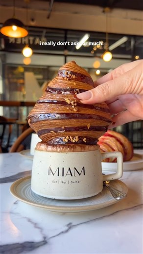 MIAM Cafe on Instagram: "All I need is THIS😍🥐 Would you start your day with coffee & a pastry or our famous fluffy pancakes? 💕 📍Miami Beach - 1201 Washington Ave. 📍Wynwood - 2750 NW 3rd Ave. 📍Biscayne - 1040 Biscayne Blvd. 📍Coral Gables - 2300 Ponce De Leon Blvd. 📍Fort Lauderdale - 110 SE 6th St Suite 115, Fort Lauderdale #miamcafe #miami #miamifood #miamibrunch #croissantdip"