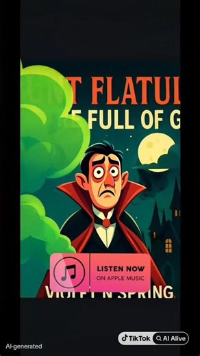 💨🧛‍♂️ Count Flatula Vampire Full of Gas: Listen Now on Apple Music! 🎃