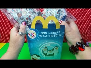 2014 PENGUINS OF MADAGASCAR McDONALDS KIDS HAPPY MEAL TOYS FROM UK