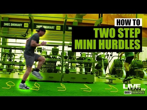 How To Do The TWO STEP MINI HURDLE DRILL | Exercise Demonstration Video and Guide