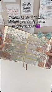 Where to start reading in the Bible #biblestudy #biblejournaling #Christian #Christiantiktok