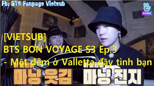 [VIETSUB] BTS BON VOYAGE S3 Ep.3 - Một đêm ở Valletta đầy tình bạn