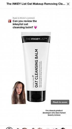 Replying to @Mickis @Kristin 🌷 The Inkey List Oat Cleansing Balm ingredient review by a beauty product developer. Based on the ingredient list, this formula is suitable for most skin types, consider patch testing if you have fungal acne. 🌾 #inkeylist #inkeylistoatscleansingbalm #cleansingbalm #doublecleansing #oatcleansingbalm