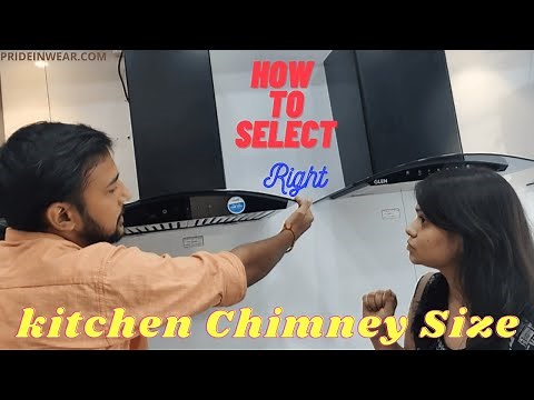 Kitchen Chimney Size Selection [Chimney Size In Inches, Feet, CM]