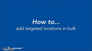 27K views · 87 reactions | ** QUICK TUTORIAL: ADD LOCATIONS IN BULK ** Are you looking to target multiple locations at once? That could be a time intensive process if you enter all locations manually. Or you could add those locations in bulk. Today's Quick Video Tutorial shows you how! Notes: • Click the "Watch More" button for ALL quick tutorials • There's no sound. Follow the clicks! • You may need to switch to HD viewing Enjoy! | Jon Loomer Digital | Facebook