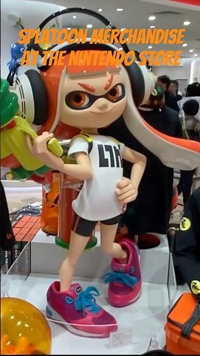 Exploring Splatoon Merchandise at Nintendo Store in Osaka Japan! #nintendo #splatoon #japan