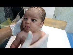 IDM Baby First Feeding Attempt & Pamper Change | Professional NICU Nursing