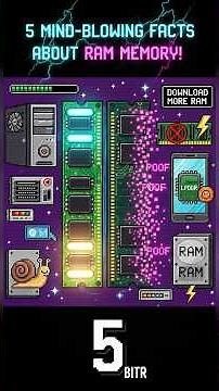 5 Mind-Blowing Facts About RAM Memory! 💾⚡ (It Forgets Everything!)