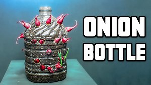 Grow endless green onions indoors with a DIY plastic bottle garden | 25-day time-lapse