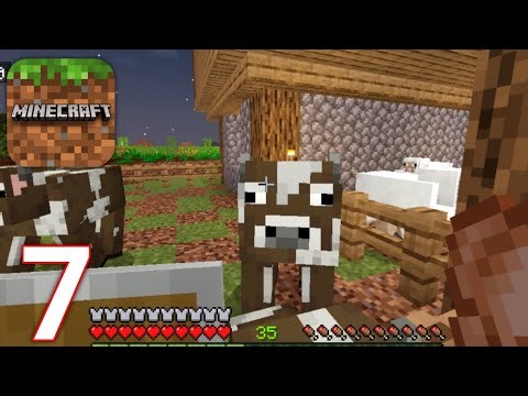 Minecraft [Mobile] : Survival Walkthrough Gameplay | Episode 7 Farms | (No Commentary)