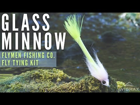 How to tie The Glass Minnow | Flymen Fishing Co Fly Tying Kit | AvidMax Fly Tying Tuesday Tutorials