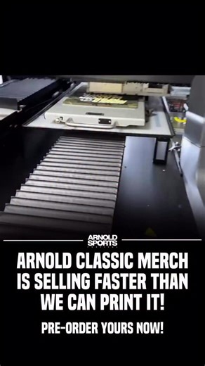 2026 Arnold Classic Merch is selling fast! 🔥 Pre-order yours NOW and pick it up in person at the Arnold Sports Festival in Columbus, Ohio, March 5–8, 2026. Note: This is for pick-up only. Items will not be shipped. All orders must be collected at our official merch booth, and you’ll need to bring your order confirmation email as proof of purchase. Lock yours in now and we’ll see you in Columbus 💪 Visit Arnoldshop.com to pre-order now! | Arnold Sports Festival