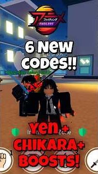 6 New Codes In Anime Fighting Simulator Endless | Roblox