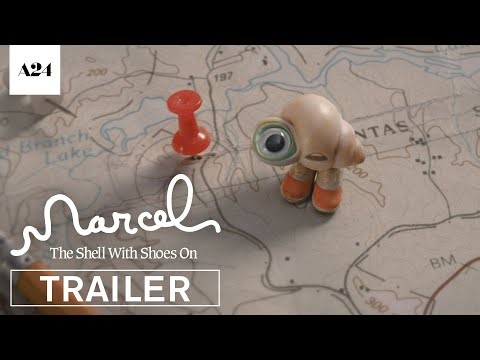 Marcel the Shell with Shoes On Trailer