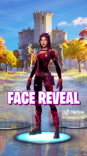 my official face reveal! finally! Thank you for all the love, I'm overwhelmed in the best way! #fortnite #thelittlestsnail