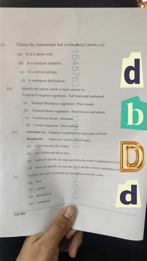 Answer Key of Geography | ICSE Class 10 | ‪@sirtarunrupani‬