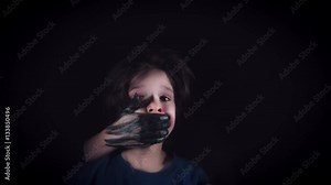 4K Horror Witch Kidnapping a Child and Disappears into Darkness