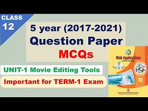 Previous year Question Paper MCQs Unit 1 CLASS XII 803 Web Application
