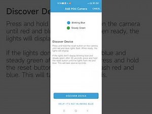 Blink Mini: how to add a camera in the Blink app