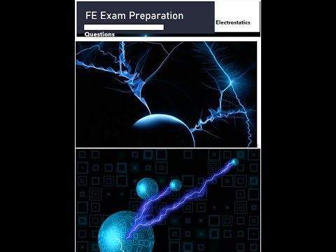 FE Exam Practice Question/ Solution : Electrostatics