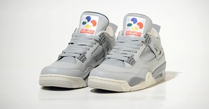 You absolutely have to check out these custom Air Jordan 4 Super Nintendo sneakers