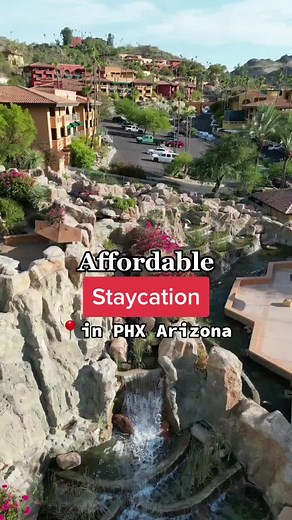 @hilton Phoenix Tapatio is nestled in the cliffs and has a ton of pools on the property. rates start at $129 a night #hilton #vacation #hotel #phoenix #arizona #pool #staycation