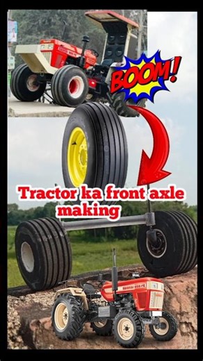 🔥💪Tractor ka front axle complete hone wala hai💪💪। #homemade #handmade #diy #youtubeshorts #shorts