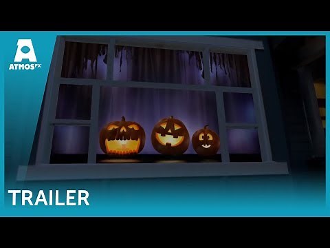 AtmosFX Jack-O'-Lantern Jamboree Digital Decoration Trailer