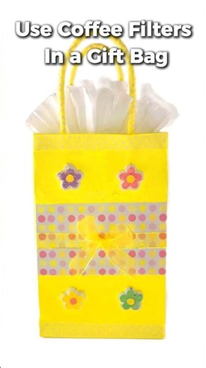 OUT of Tissue Paper? Use THIS in a Gift Bag
