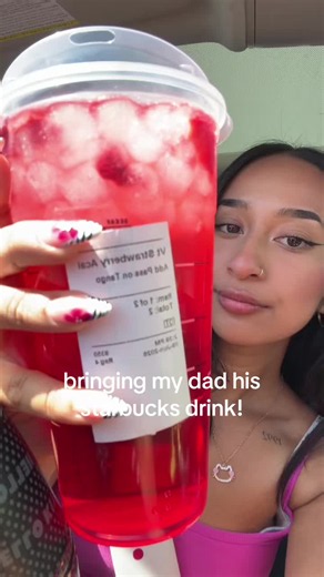 for those wondering it is a strawberry acai refresher made wirh passion tea!