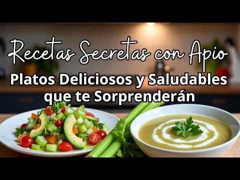 Recetas Secretas con Apio: Platos Deliciosos y Saludables que te Sorprenderán
