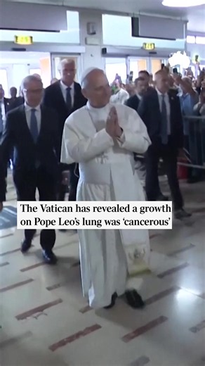Doctors removed part of Pope Leo XIV’s right lung during a 90-minute operation on Wednesday after finding a cancerous growth, the Vatican said in a statement. The pope 'woke up normally' after the operation and is now back in his room on the 10th floor of Rome’s Gemelli hospital, the statement said. Read the full story at the link in our bio.