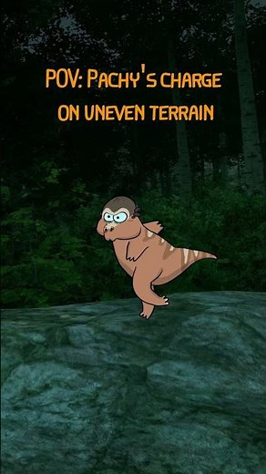 Pachy's charge on uneven terrain #pathoftitans #grana #animation